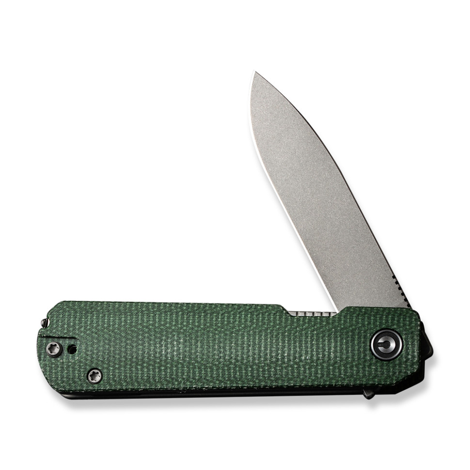 Ніж складаний кишеньковий Civivi Sendy, (7.2 см) Nitro-V / Micarta темно-зелений