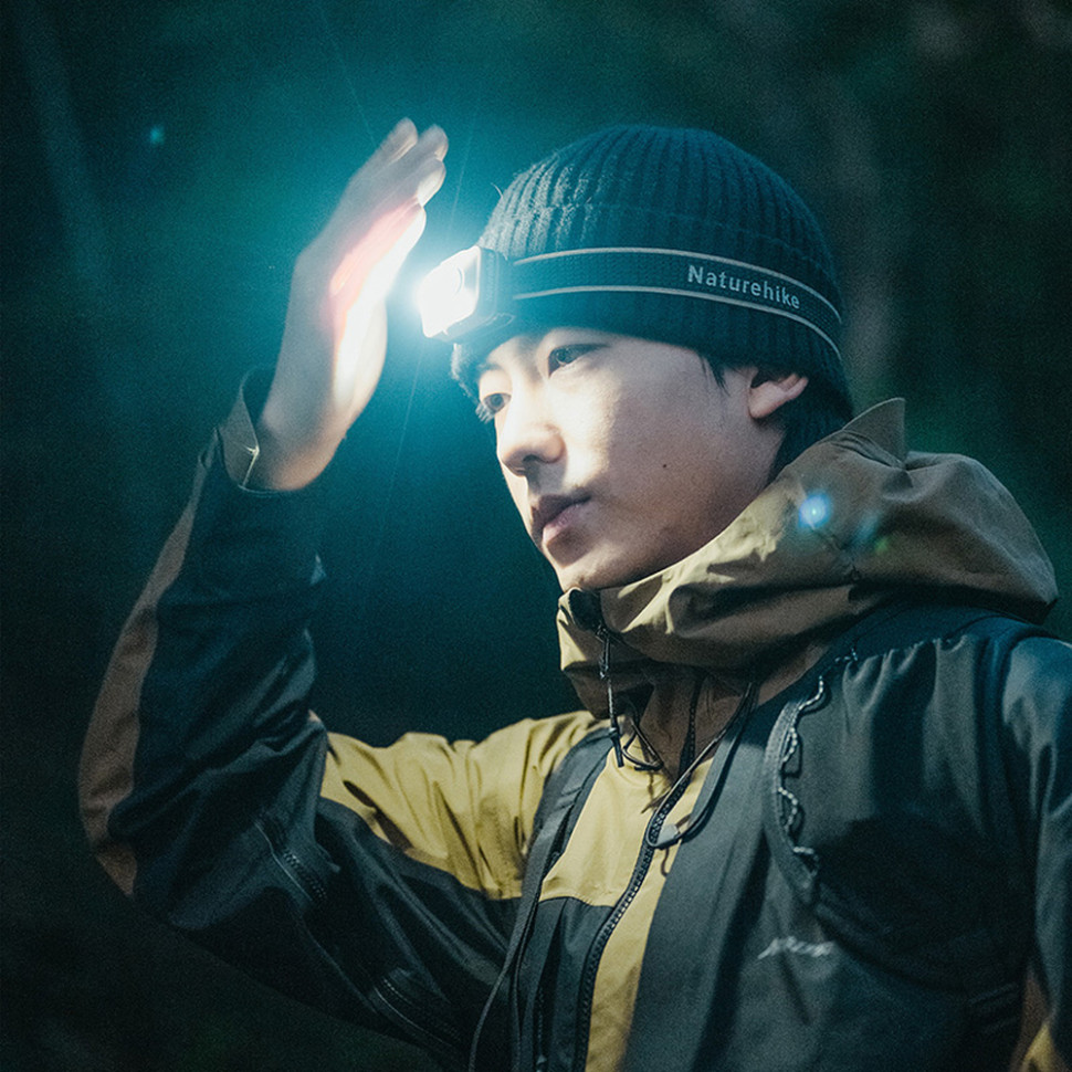 Ліхтар налобний Naturehike CNK2450ZM015, коричневий