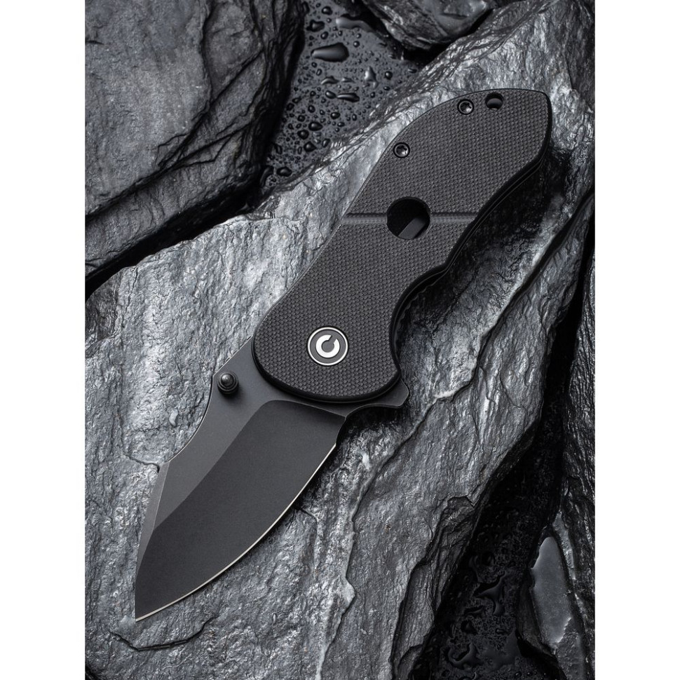 Ніж складаний кишеньковий Civivi Gordo, (6.4 см) D2 / G10 чорний