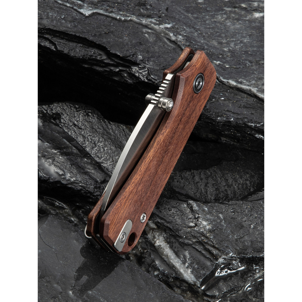 Нож складной карманный Civivi Baby Banter Slip Joint (6 см) Nitro-V / Wood натуральний
