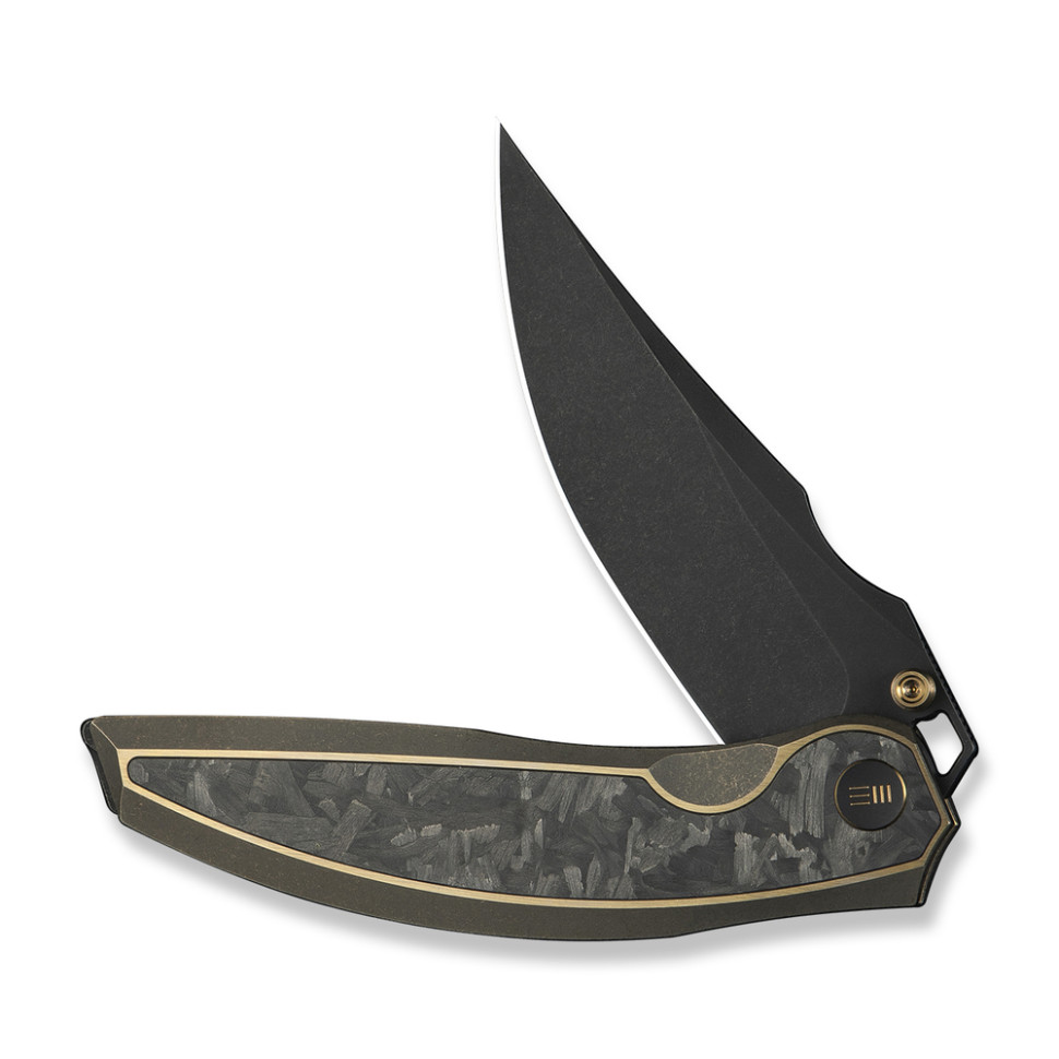 Ніж складаний мисливський Weknife Quinseris, (10,1 см) Bohler M390 / Titanium бронзовий