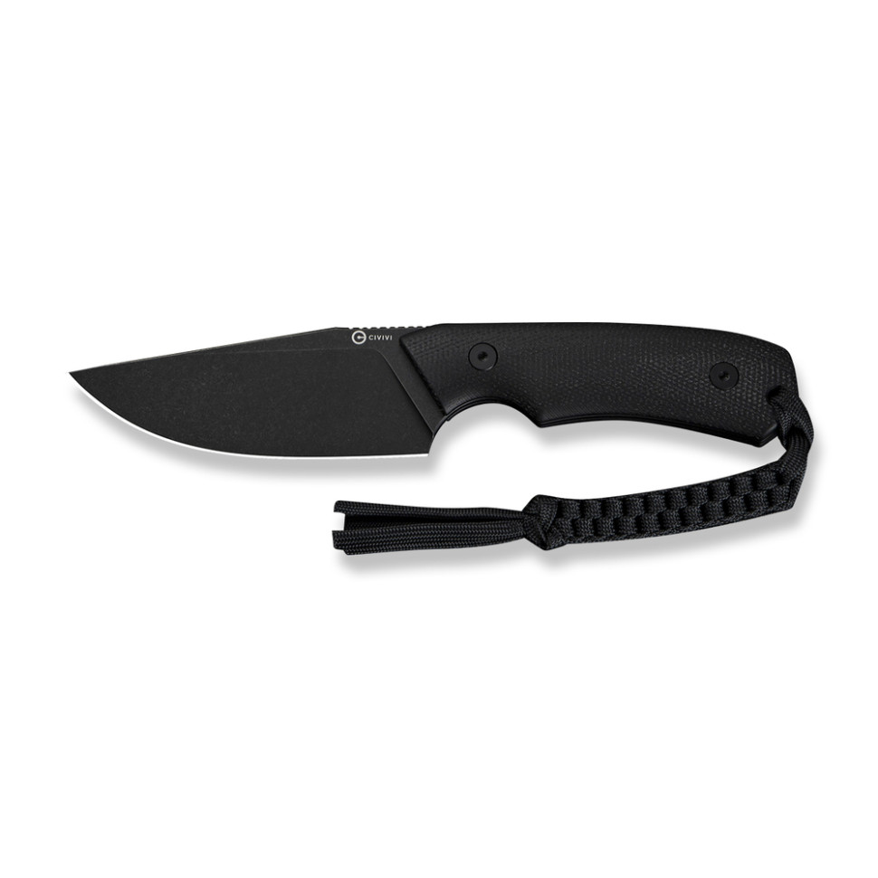 Ніж фіксований тактичний Civivi Gander, (9.2 см) 14C28N / Micarta чорний