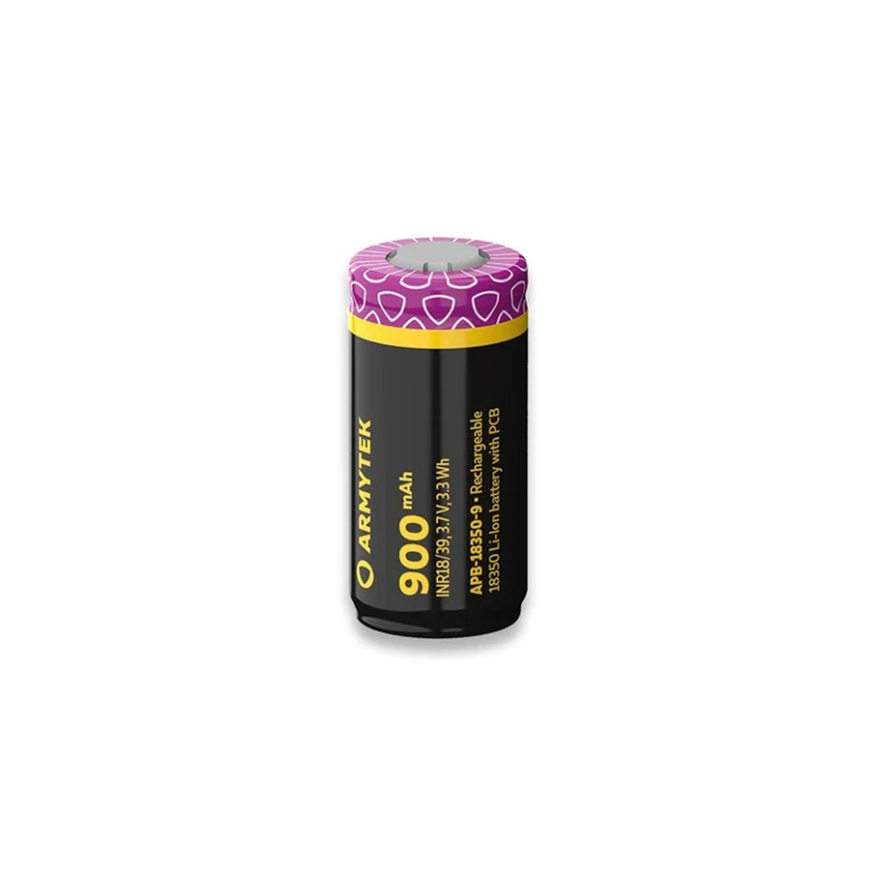 Акумулятор літієвий 18350 Li-Ion Armytek (900mAh)