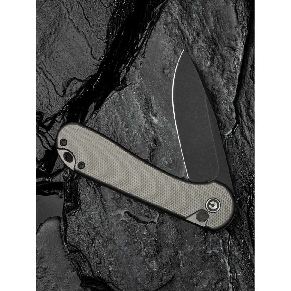 Ніж складаний кишеньковий Civivi Elementum II, (7.5 см) Nitro-V / Aluminum сірий, фото 12