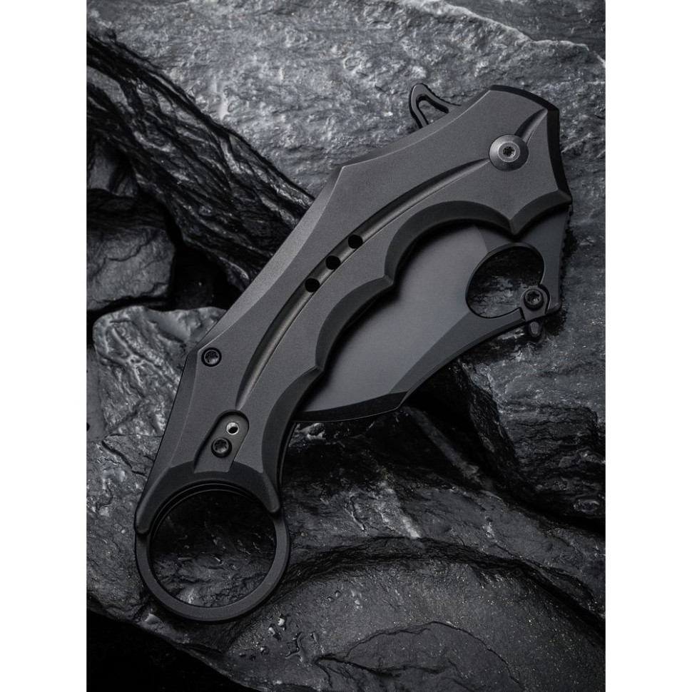 Нож складной карманный Civivi Incisor II, (5.1 см) Nitro-V / Aluminum черный
