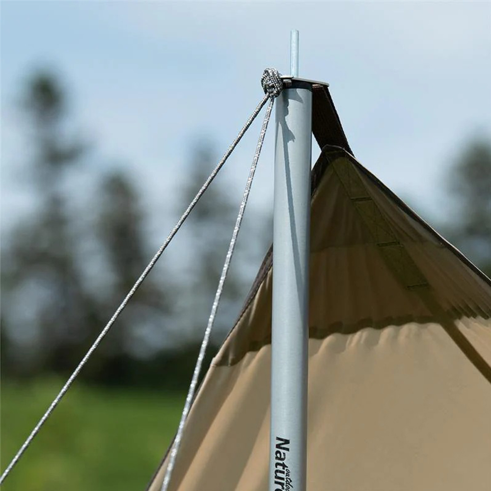 Тент для кемпинга Naturehike Girder NH20TM006, 150D, 300*438 см, золотий (з двома стійками)