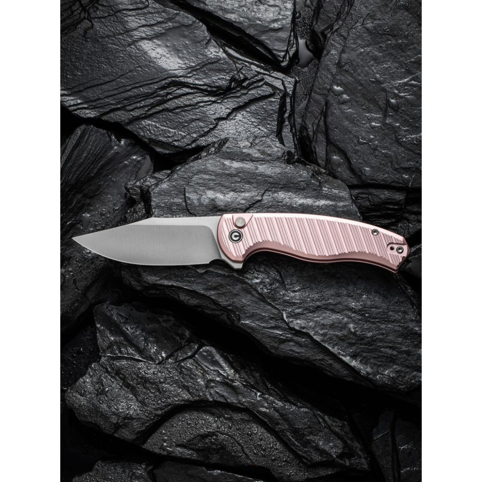 Нож складной туристический Civivi Stormhowl, (8.4 см) Nitro-V / Aluminum розовый