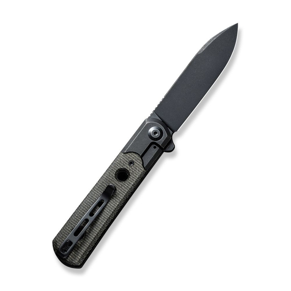 Ніж складаний туристичний Civivi Banneret, (8.8 см) Nitro-V / Stainless & Micarta чорний