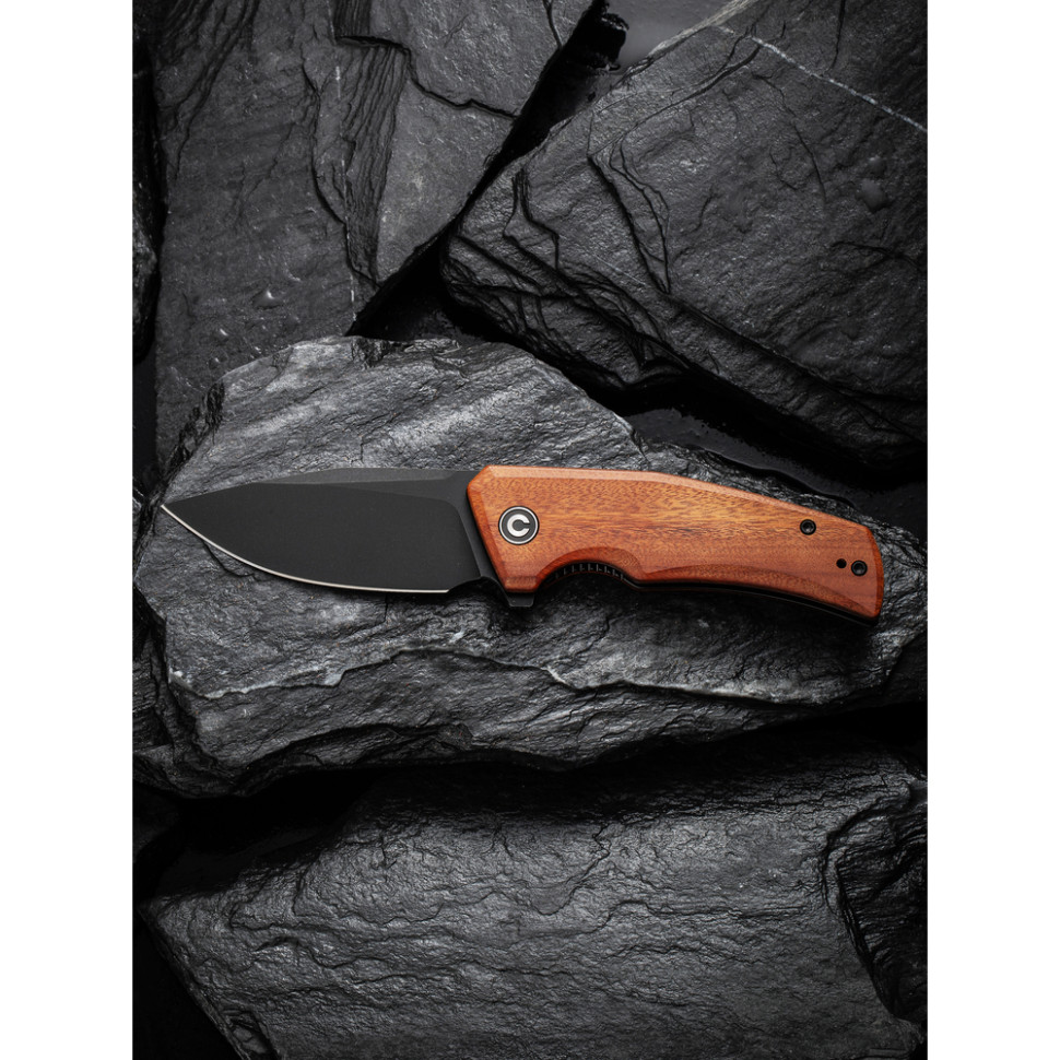 Ніж складаний кишеньковий Civivi Regulatron, (7.6 см) Nitro-V / Guibourtia Wood, фото 17