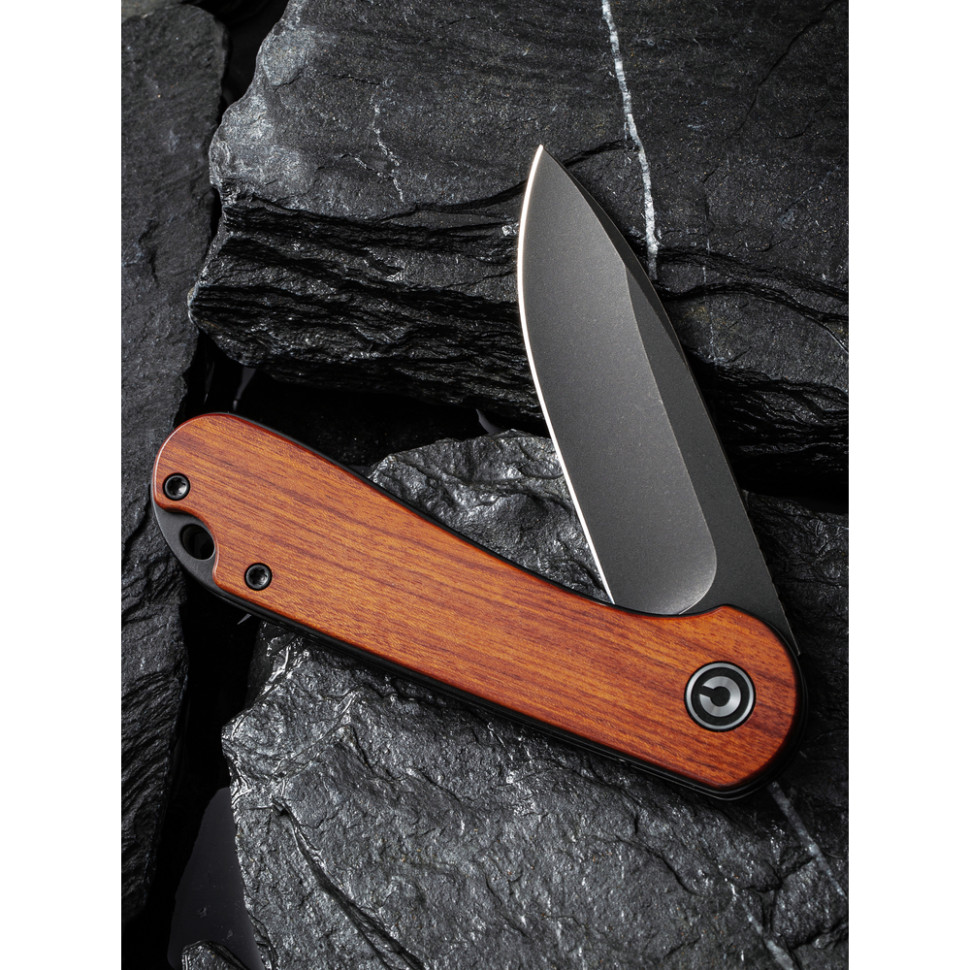Нож складной карманный Civivi Elementum, (7.5 см) D2 / Guibourtia Wood