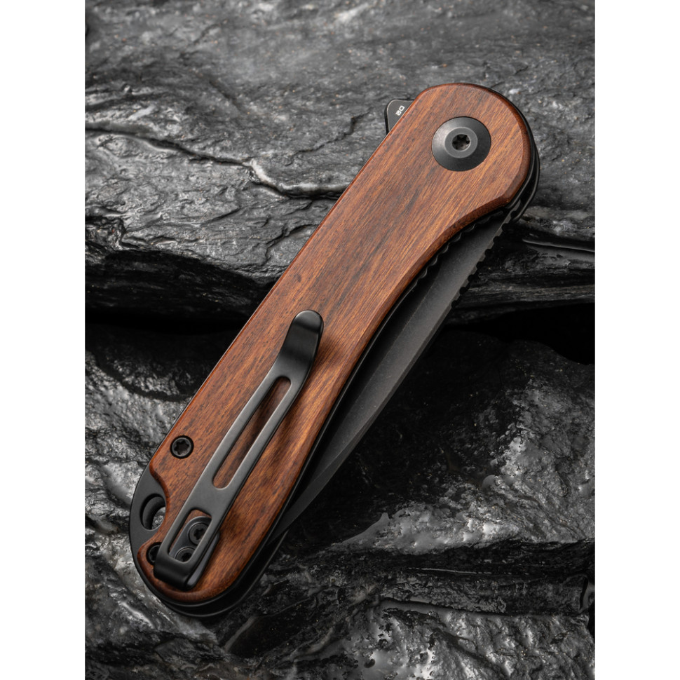 Нож складной карманный Civivi Elementum, (7.5 см) D2 / Guibourtia Wood