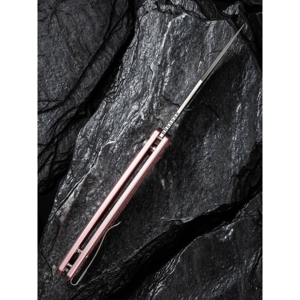 Нож складной туристический Civivi Stormhowl, (8.4 см) Nitro-V / Aluminum розовый