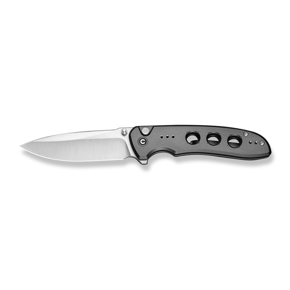 Нож складной туристический Civivi Hyperpulse, (8.9 см) 14C28N / Aluminum серый