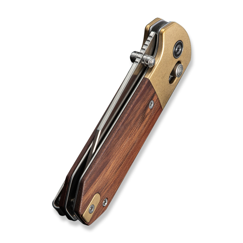 Нож складной карманный Civivi Yonder Clip Point (7.3 см) 14C28N / Wood and Brass натуральний