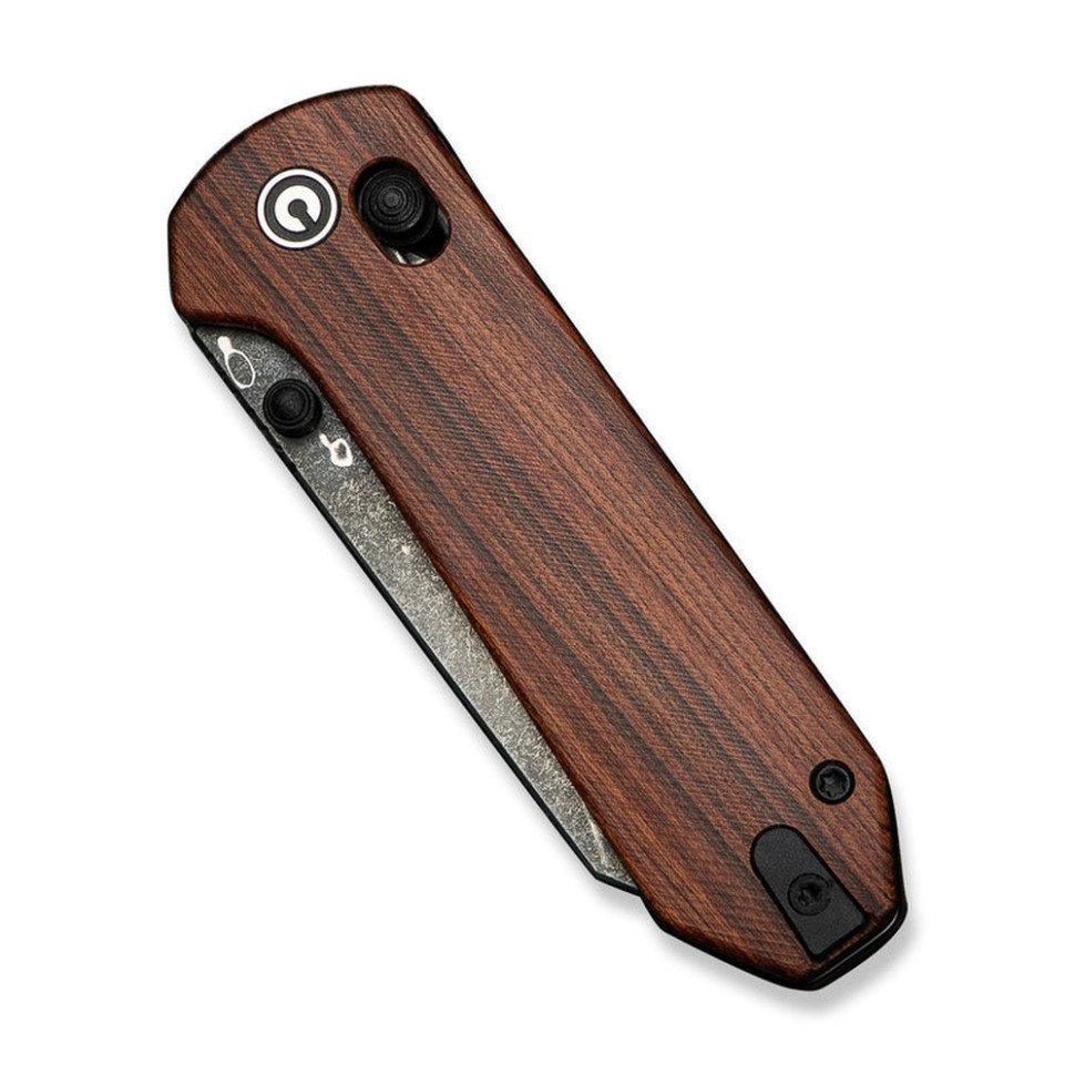 Нож складной карманный Civivi Yonder, (7.3 см) Damascus / Guibourtia Wood