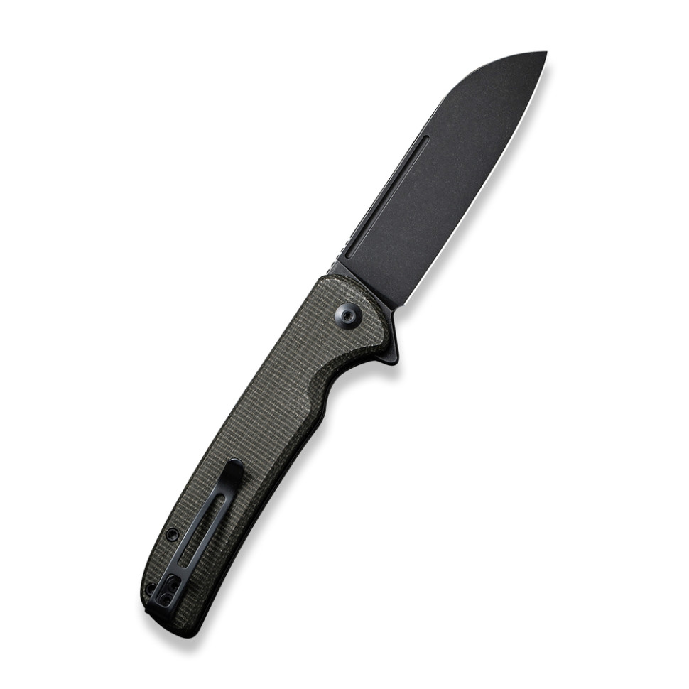 Нож складной туристический Civivi Chevalier, (8.8 см) 14C28N / Micarta темно-зеленый