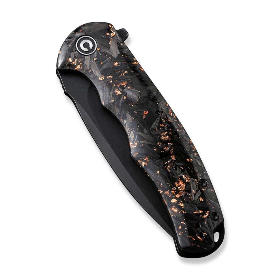 Нож складной туристический Civivi Praxis, (9.5 см) 9Cr18MoV / Carbon Fiber & Resin
