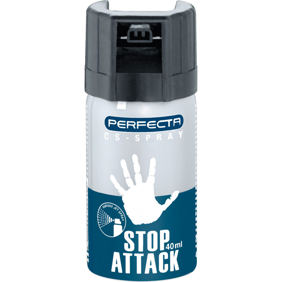 Балончик сльозогінний Umarex Perfecta Stop Attack CS-Spray, 40 мл, конусне