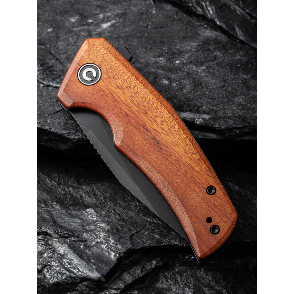 Ніж складаний кишеньковий Civivi Regulatron, (7.6 см) Nitro-V / Guibourtia Wood, фото 13