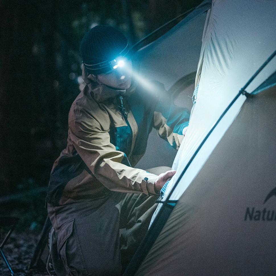 Ліхтар налобний Naturehike CNK2450ZM015, коричневий
