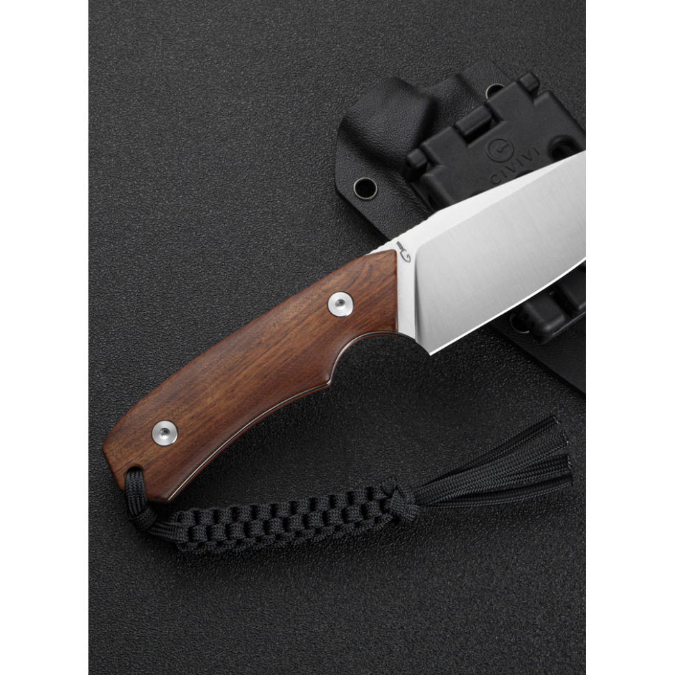 Нож тактический с фиксированным клинком Civivi Gander, (9.2 см) 14C28N / Guibourtia Wood