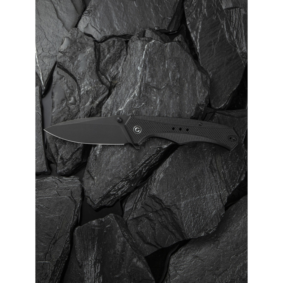 Нож складной туристический Civivi Photonix, (9.4 см) 14C28N / G10 черный
