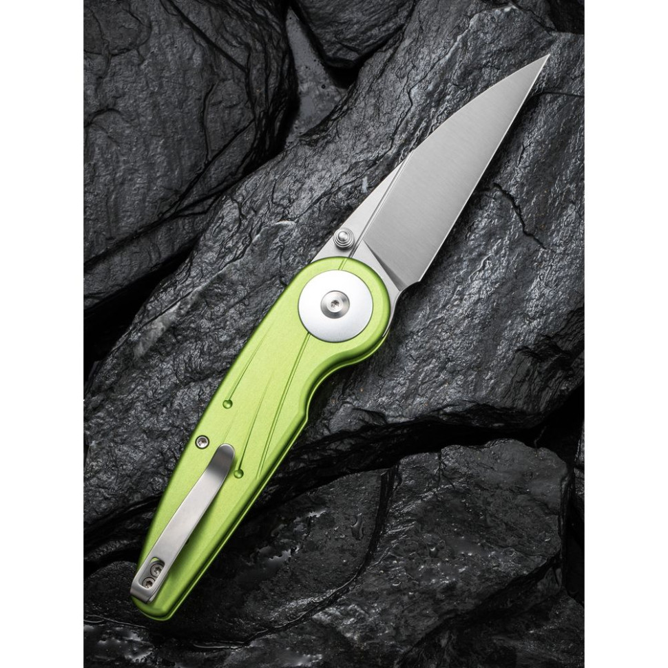 Ніж складаний туристичний Civivi Starflare, (8.4 см) Nitro-V / Aluminum зелений, фото 11