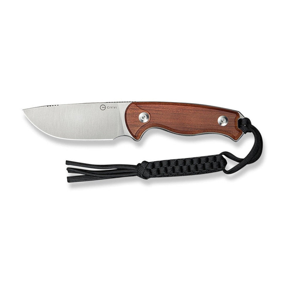 Ніж фіксований тактичний Civivi Timberbark, (8.1 см) 14C28N / Guibourtia Wood
