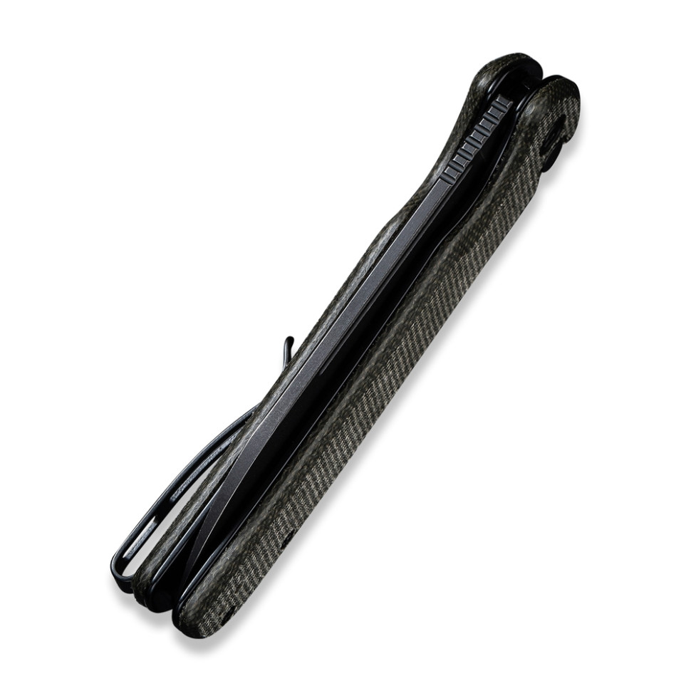 Нож складной туристический Civivi Chevalier, (8.8 см) 14C28N / Micarta темно-зеленый
