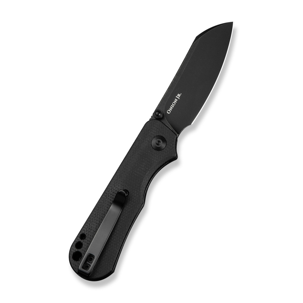 Ніж складаний кишеньковий Civivi Crabby, (6.9 см) 14C28N / Micarta чорний