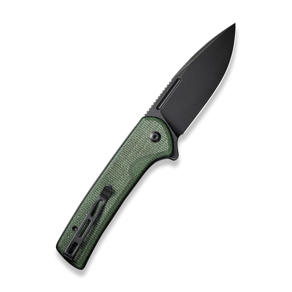 Ніж складаний туристичний Civivi Conspirator, (8.8 см) Nitro-V / Micarta зелений, фото 2