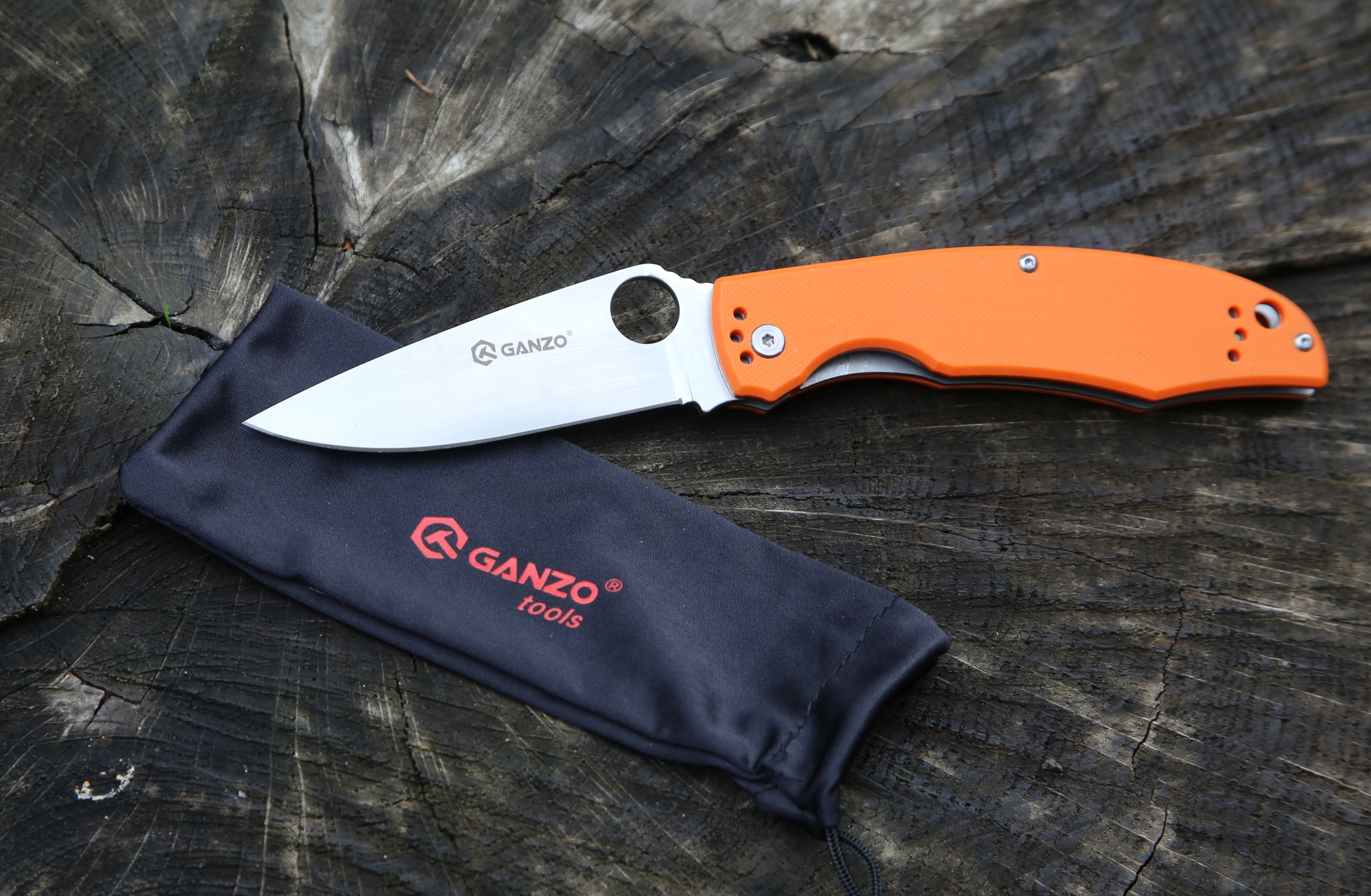Нож складной Ganzo G732-OR оранжевый