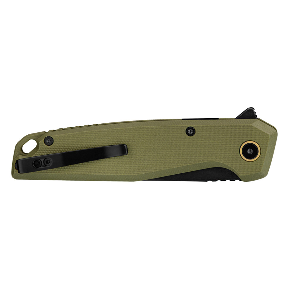 Нож складной туристический Ruike P873-G, (8.8 см)14C28N / G10 зеленый