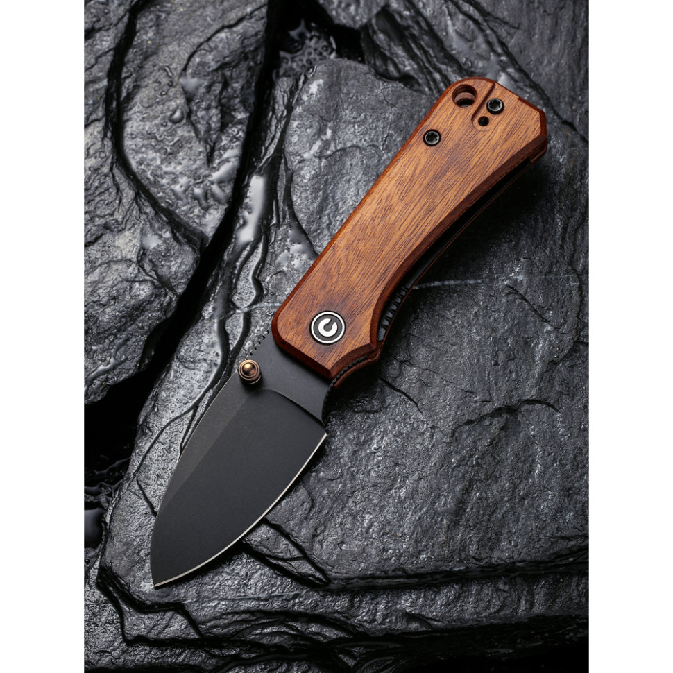 Ніж складаний кишеньковий Civivi Baby Banter, (5.9 см) Nitro-V / Guibourtia Wood