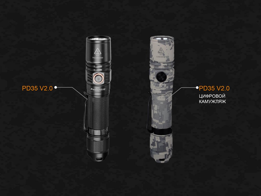 Ліхтар ручний Fenix PD35 V20 Camo Edition Cree XP-L HI LED