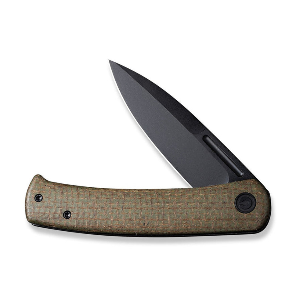 Нож складной туристический Civivi Cetos, (8.8 см) 14C28N / Micarta & Stainless коричневый