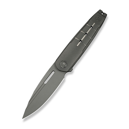 Ніж складаний туристичний Weknife Hull (9.9 см) Bohler M390 / Titanium сірий