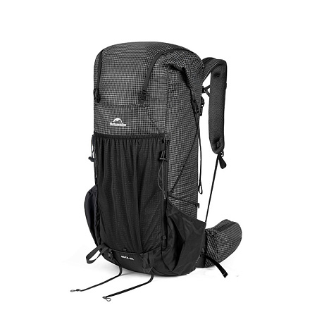 Рюкзак туристичний Naturehike Rock Series Hiking Backpack 2.0 CNK2550XB018, 60 л, L, чорний
