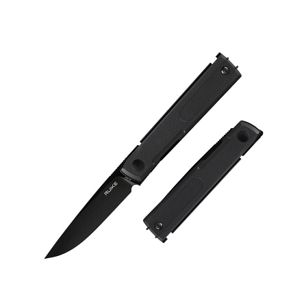 Ніж складаний кишеньковий Ruike, (7.7 см) 8Cr13MoV / G10 чорний