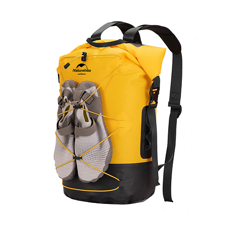 Водонепроникний туристичний рюкзак Naturehike NH21FSB04, 30 л, жовтий