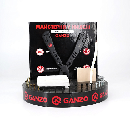 Ganzo тейбел-тен, тест для мультитула Ganzo тейбел-тен, тест для мультитула