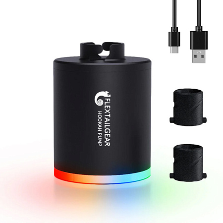 Розкурювач для кальяну Flextail Hookah Pump, чорний