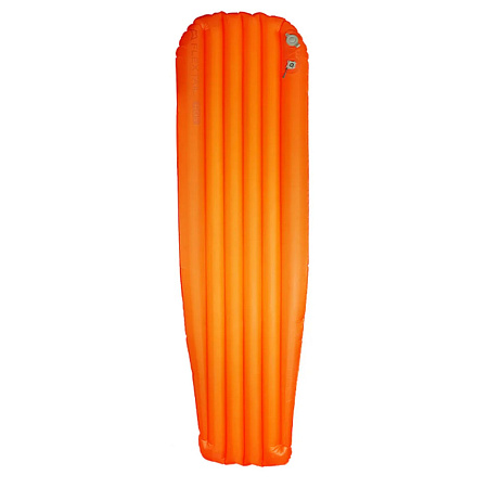 Матрас туристичний самонадувний одномісний Flextail R05 AVS Mummy надлегкий, 183х65х7 см з насосною капсулою AVS, помаранчевий