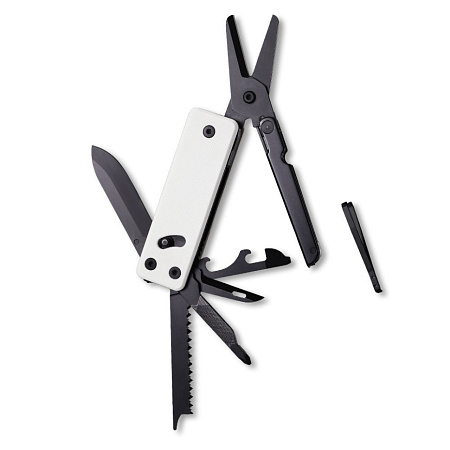 Міні мультитул Roxon KS2E Noir, чорне лезо, білий