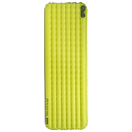 Матрас туристичний самонадувний одномісний Flextail R03 AVS Regular надлегкий, 183х65х7 см з насосною капсулою AVS, зелений