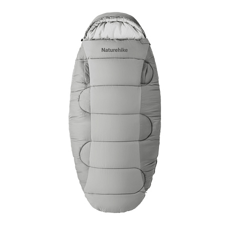 Спальний мішок овальний Naturehike PS200 CNK2350WS026, сірий